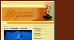 Desktop Screenshot of lungenzentrum-ludwigshafen.de
